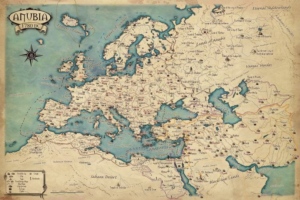 où partir en avril les 5 villes d'Europe du mois ancienne carte d'Europe aventurier découverte du monde explorateur