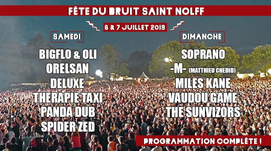 fete du bruit juillet 2019