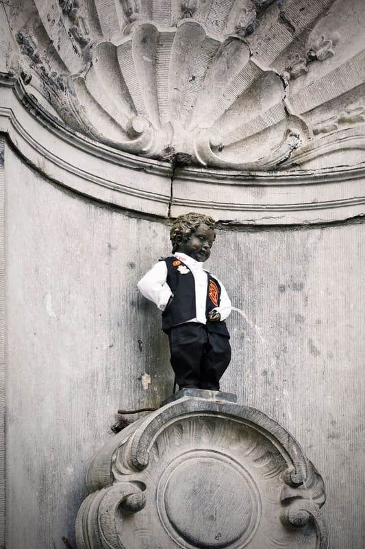 week end à Bruxelles - Manneken pis