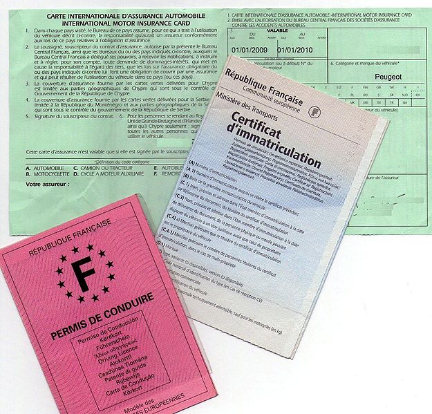 définition covoiturage - documents obligatoires carte grise, permis, assurance