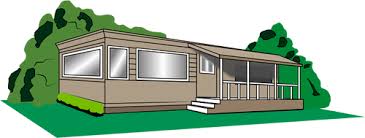 glamping france - dessin vecteur de mobilhome