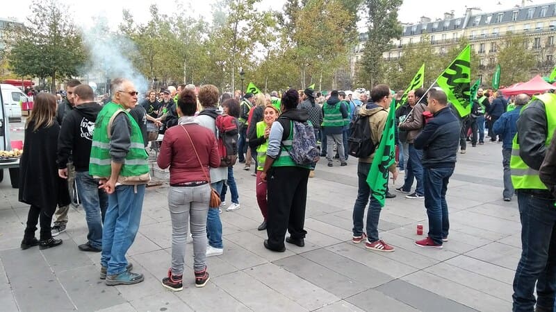 Manifestation - greve SNCF janvier