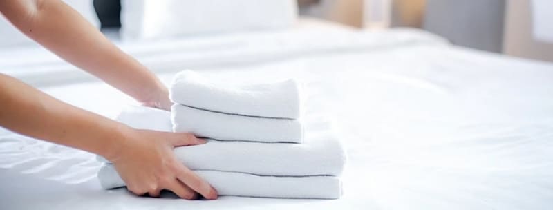 conciergerie airbnb - draps et serviette