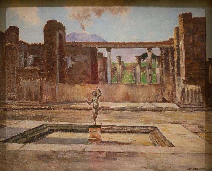 Peinture-maison-du-Faune-Pompéi