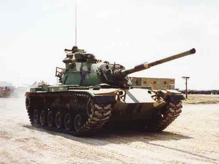 chars de combat M60 Patton - avalanche contrôlée