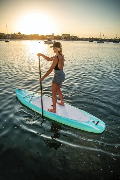 vacances ete montagne - stand up paddle lac montagne