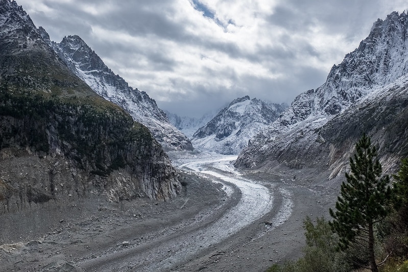 Mer de glace en 2017 -
Flickr Lexe-I 