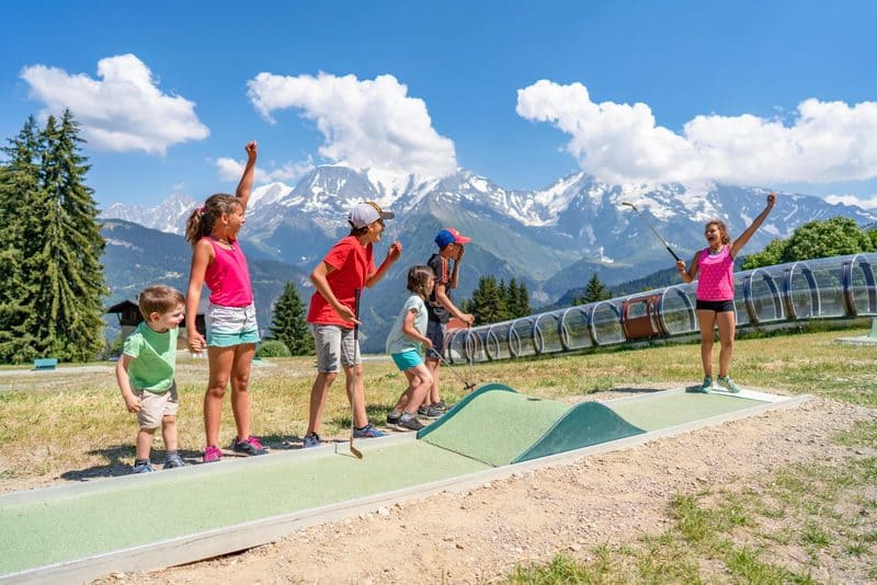 minigolf saint-gervais mont-blanc