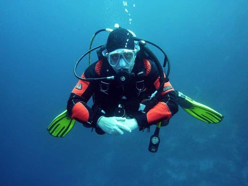 baptême de plongée sous-marine