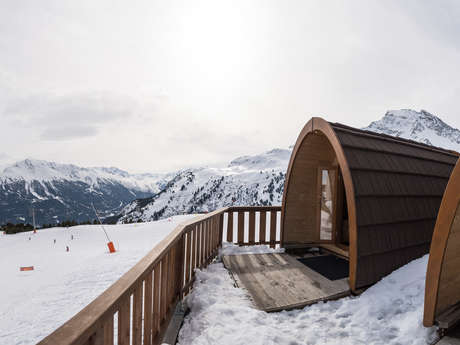 Montan'Igloo pod et chalet Montana - hébergement insolite Alpes