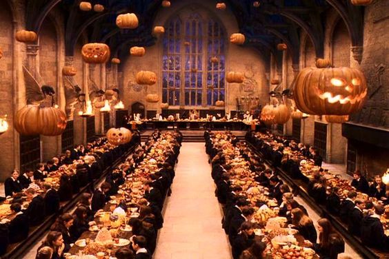 Grande salle - Halloween Harry Potter