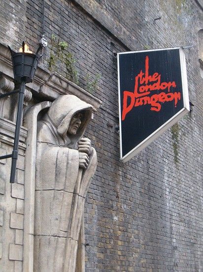 Entrée du "The London Dungeon" à Londres