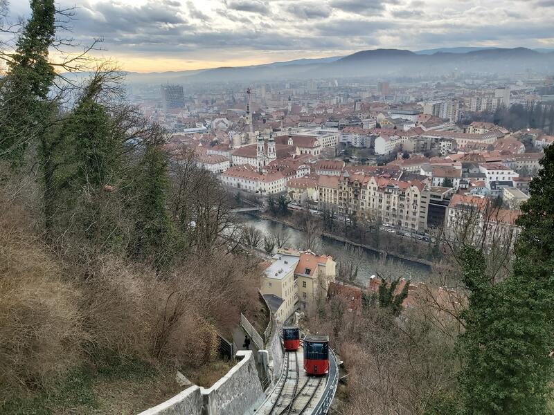 panorama ville de Graz en Autriche