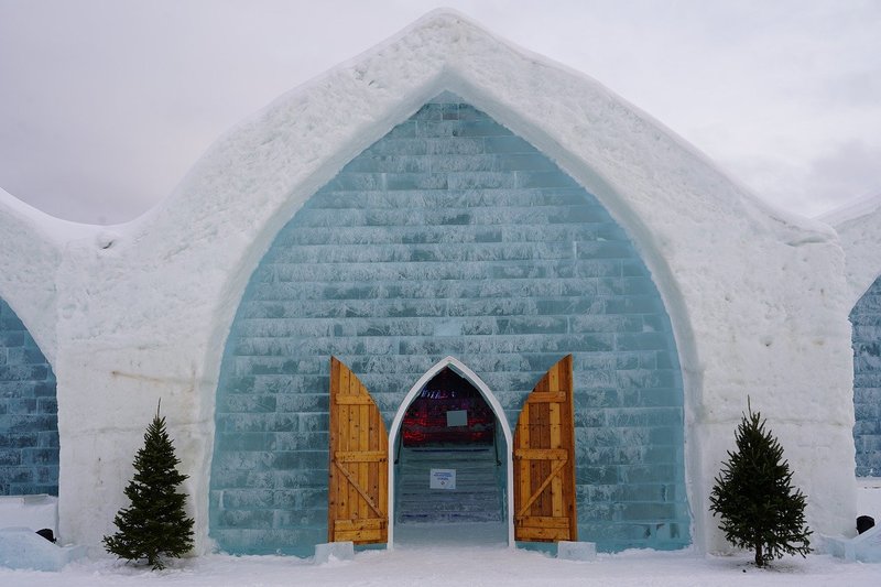 hôtel de glace portes ouvertes