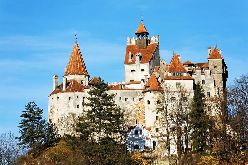château de Bran en Roumanie - château du vampire Dracula 
