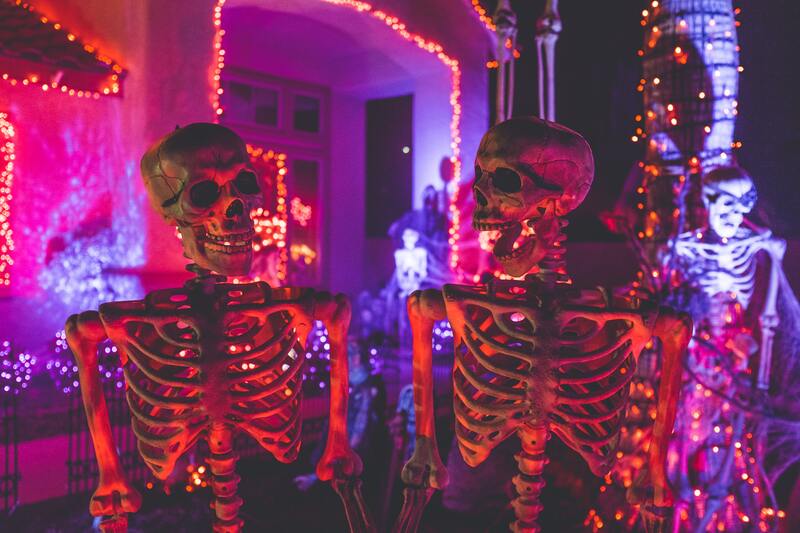 ou feter halloween - soirée d'Halloween squelettes décoration