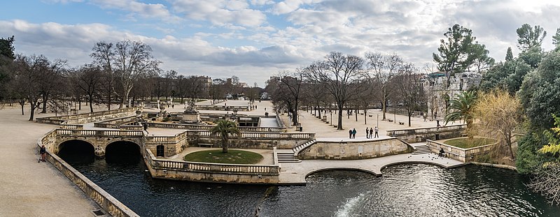 jardin des fontaines de nîmes