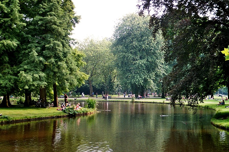 Amsterdam Vondelpark étang