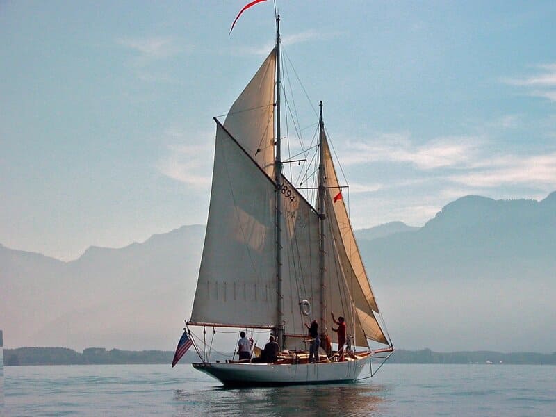 bateau voilier - lac de genève- lac léman - lac de france
