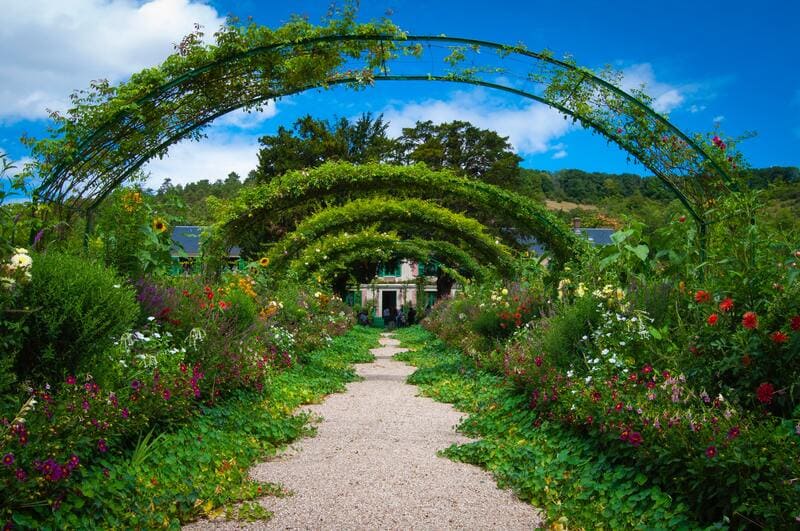 Jardin florale Monet Giverny Haute Normandie