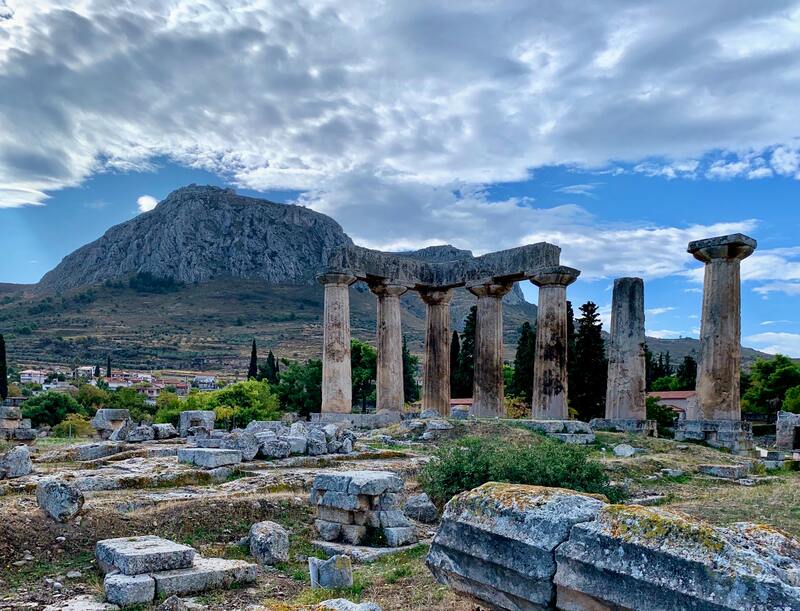 Corinthe ruines grecque 