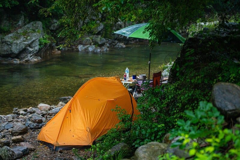 cour d'eau camping de la cascade belgique