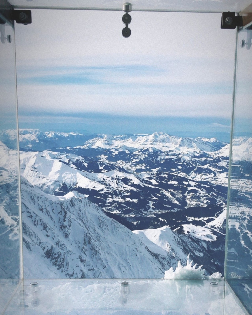 Cabine en verre - Pas dans le vide - Chamonix Aiguille du Midi