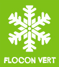 logo label flacon vert