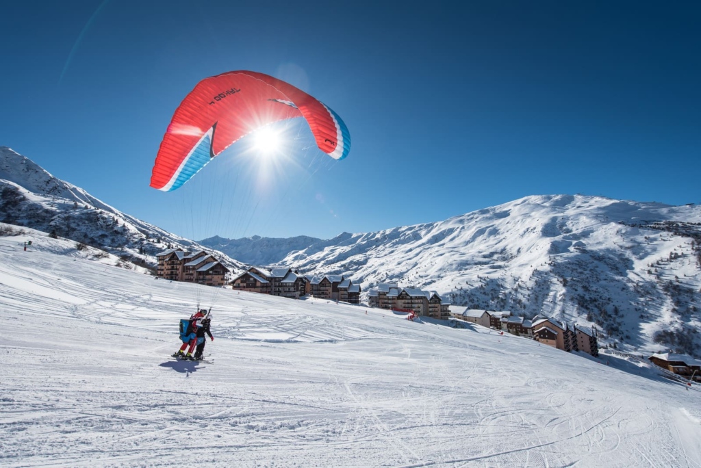 Valmeinier Parapente - Activité Hiver Montagne