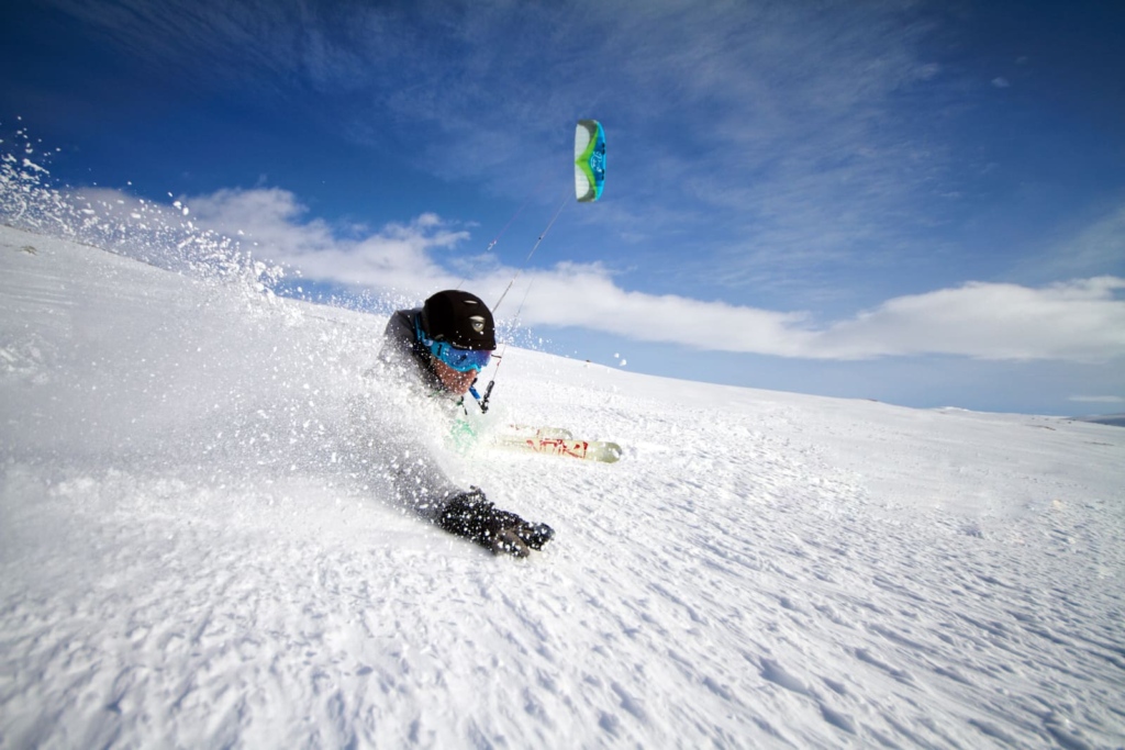 Snowkite La Rosière - activité en montagne