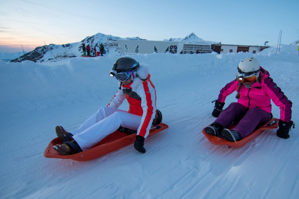 luge nuit val thorens