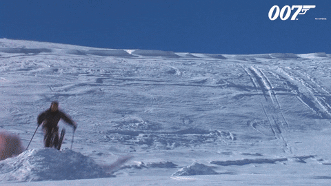 James bond gif ski explosions
