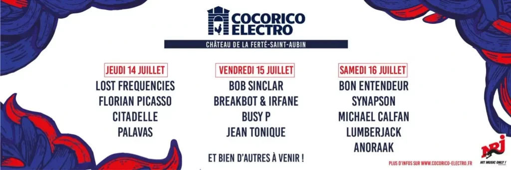 cocorico electro festival - festival electro été 2022