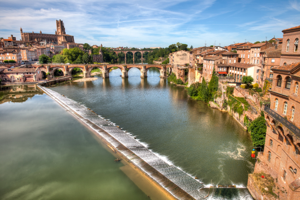 vue Albi France ville eco responsable