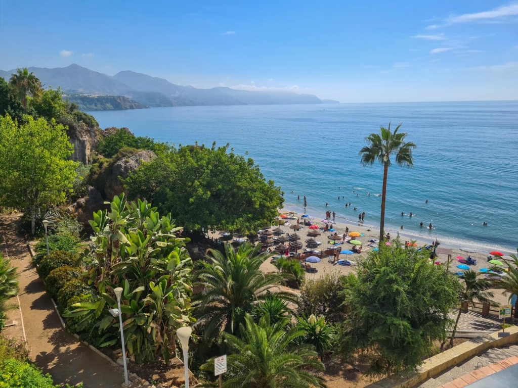 plage malaga voiture