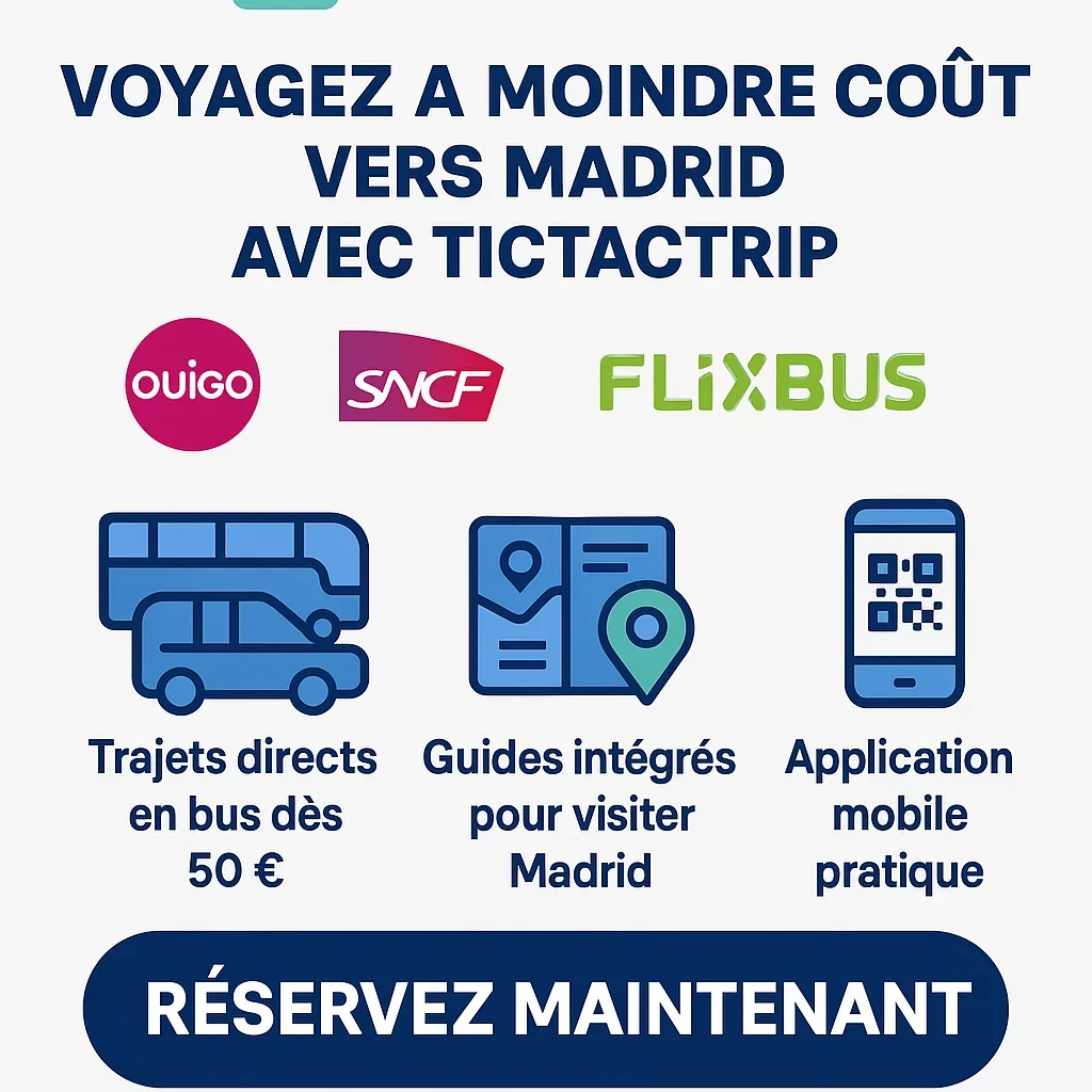Tictactrip vers madrid