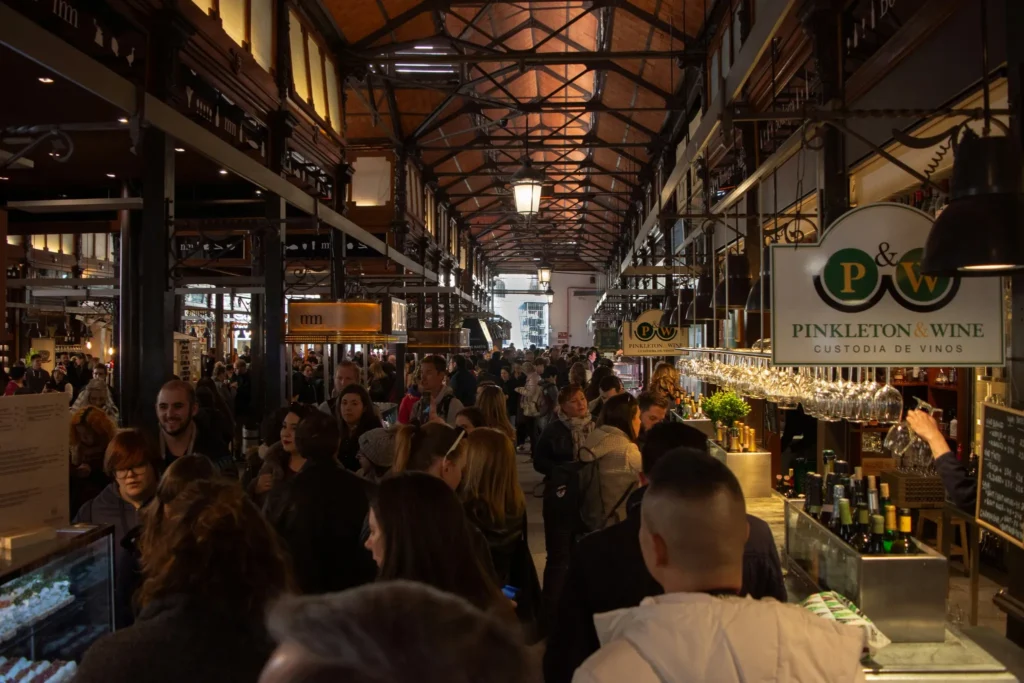 marché couvert à Madrid