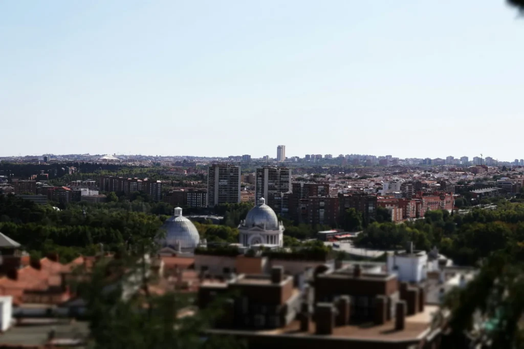 panorama ville de madrid