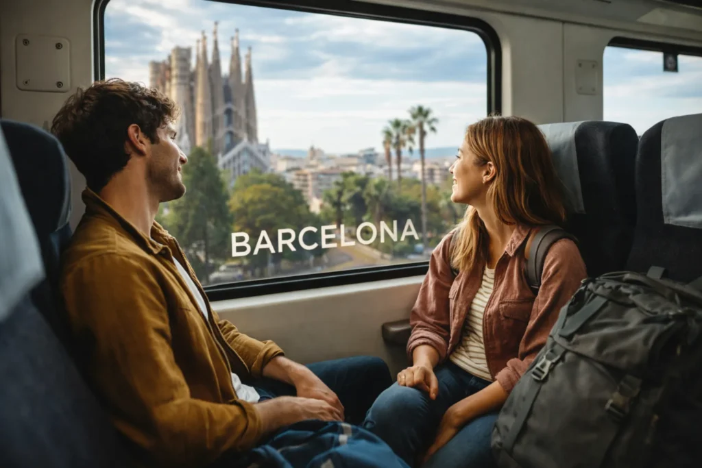 barcelone en train