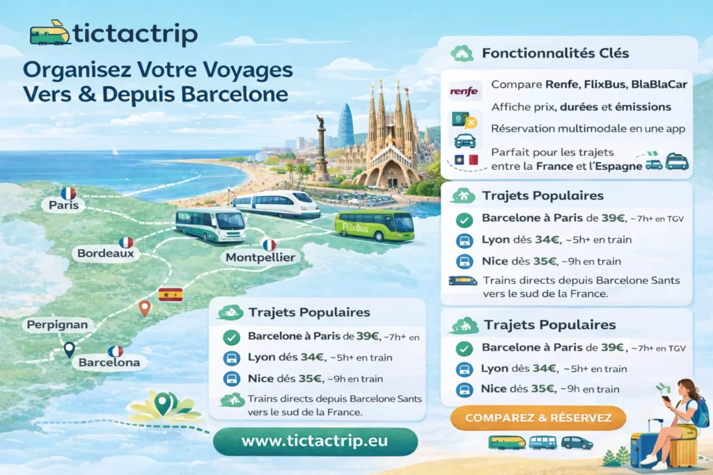 Que faire à Barcelone - Activités avec Tictactrip