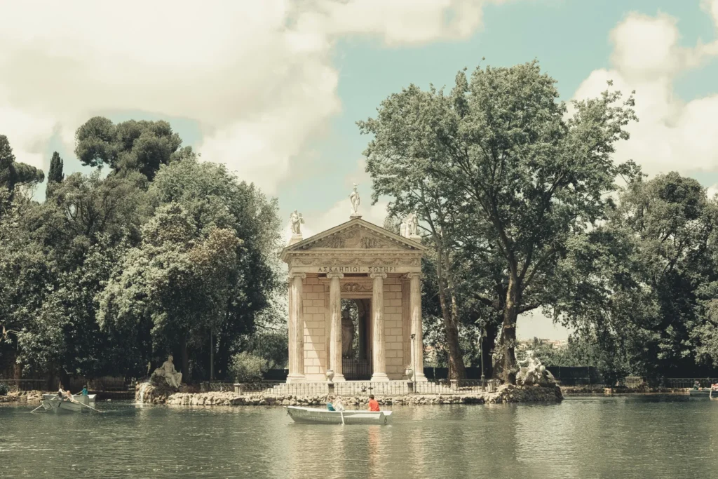  lac de la Villa Borghese , rome