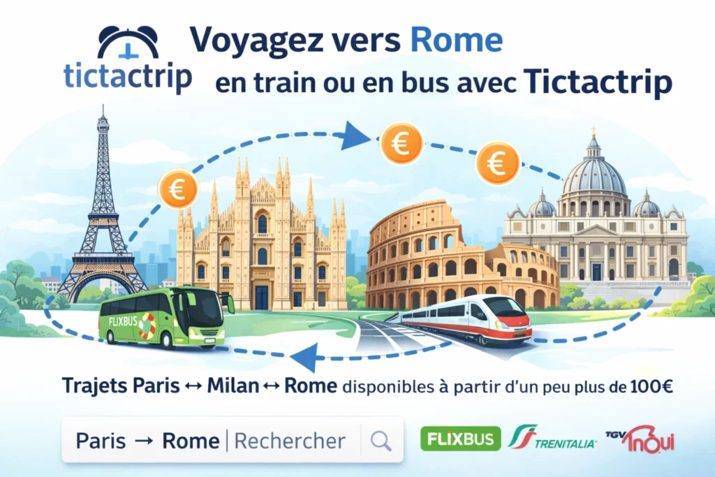 Rome avec Tictactrip