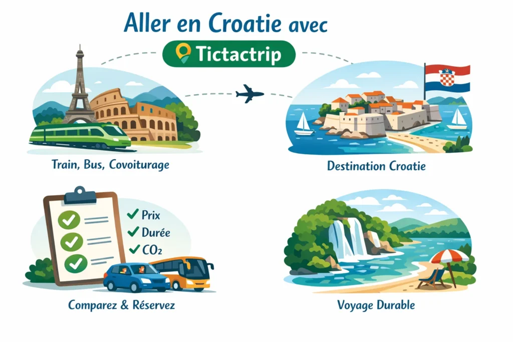 croatie avec tictactrip