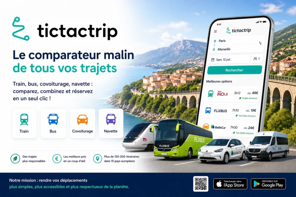 Tictactrip Bus vacances été 