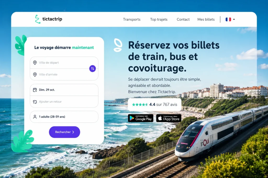 Réserver votre billet paris biarritz