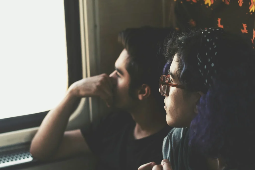 couple train